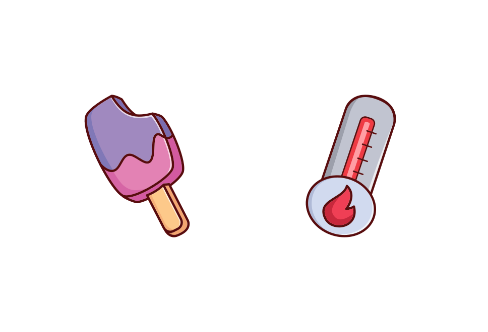 Summer Holidays Illustration set preview image