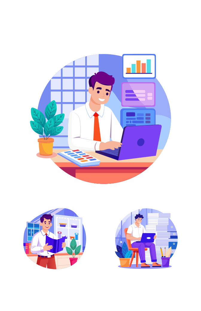 Job Illustrations Art Set  Large Set Preview