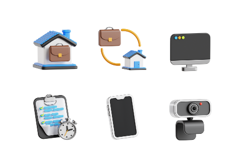 Remote Work Large Set Preview