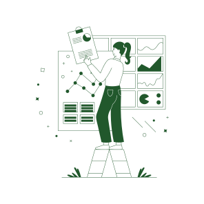 Data Exploration, Report, Searching, Analyst, Researcher icon