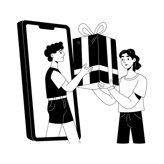 Delivery Person illustration