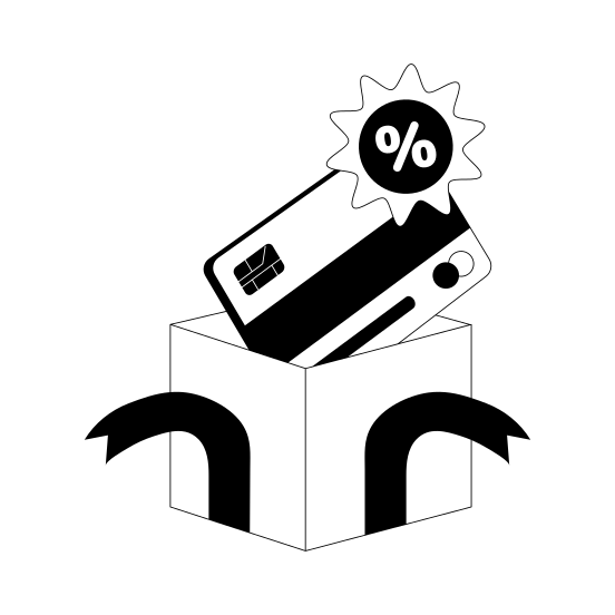 Discount Card illustration