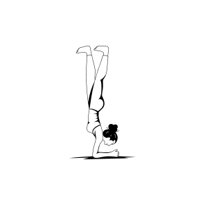 Elbow Stand, Pincha, Asanas, Yoga, Fitness, icon