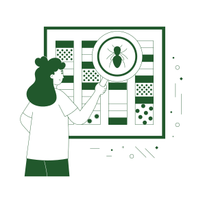 Entomology, Bug, Insect, Error, Magnifying icon