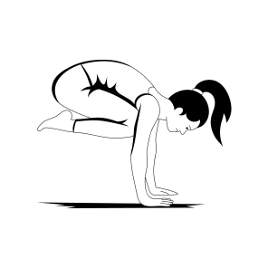 Kakasana, Asanas, Yoga, Fitness, Crow Pose, icon