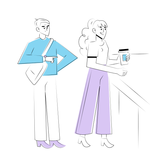 Meeting, Conversation, Talk, Conference, Communication illustration