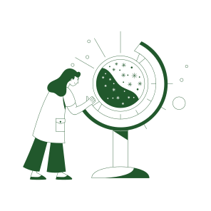 Microbial Research, Flask, Lab, Experiment, Analysis icon