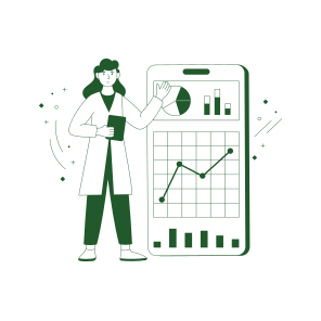 Mobile Analysis, Stats, Infographics, Analytics, Researcher icon