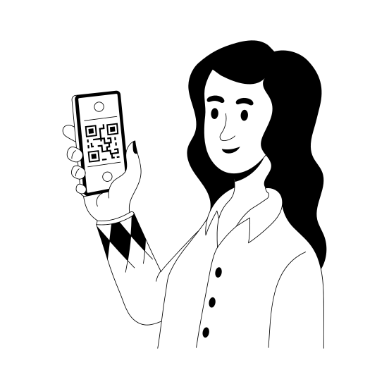 Qr Code. illustration