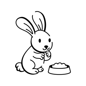 Rabbit Eating icon