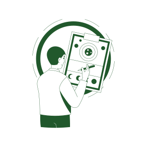 Researcher, Expert, Professional, Working, Analysis icon