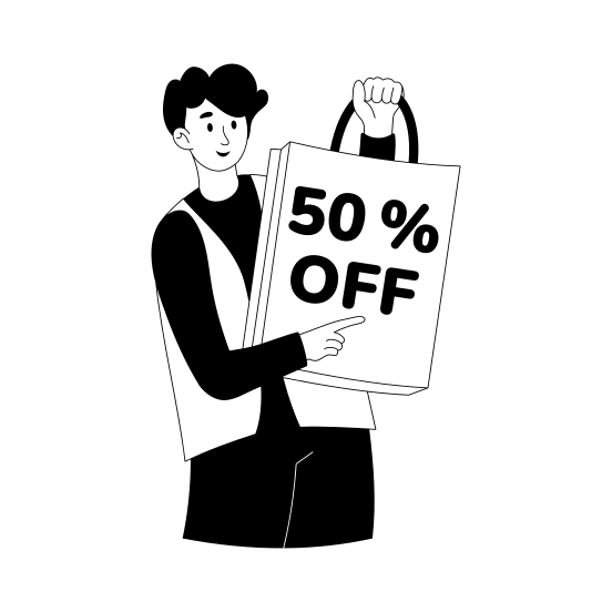 Sale Bag illustration