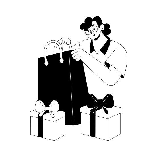 Shopping Gift illustration
