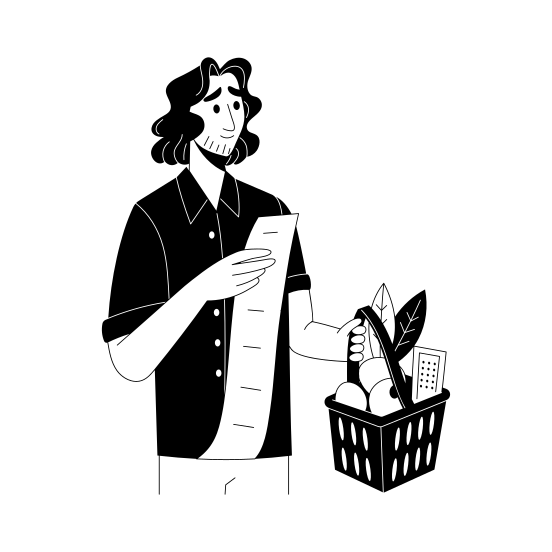 Shopping List illustration