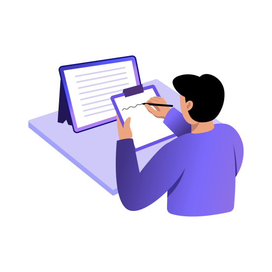 Student Notes, Writing, Learning, Memos, Study illustration