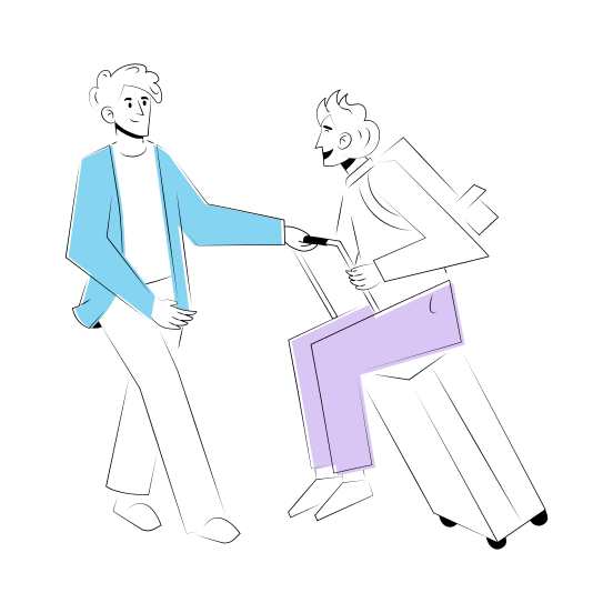 Travel Buddies, Vacations, Trip, Tour, Friends illustration