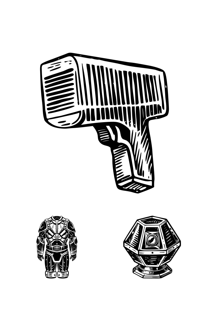 Vintage Technology Illustration Set  Large Set Preview