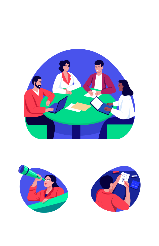 Young Leaders Dream Illustration Set Large Set Preview